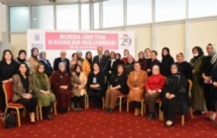 Bursa'da üreten kadınlar bir araya geldi